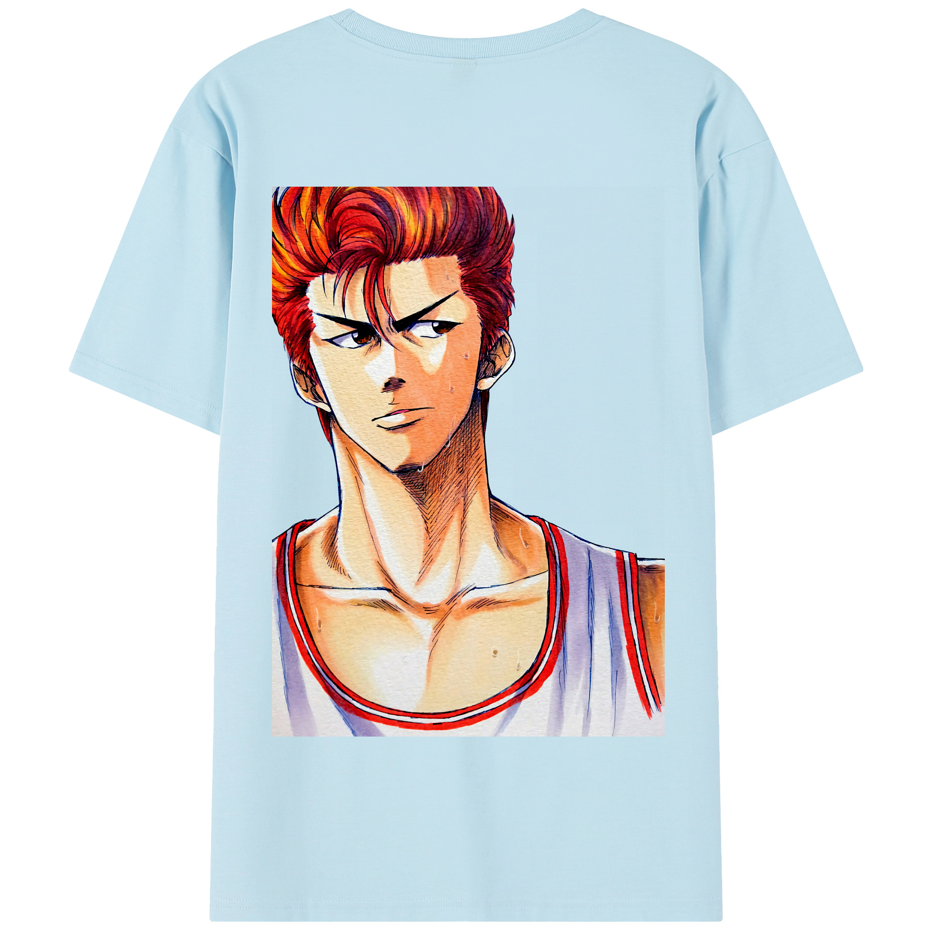 SLAM DUNK／スラムダンク 綿100％半袖Tシャツ（背面プリント）